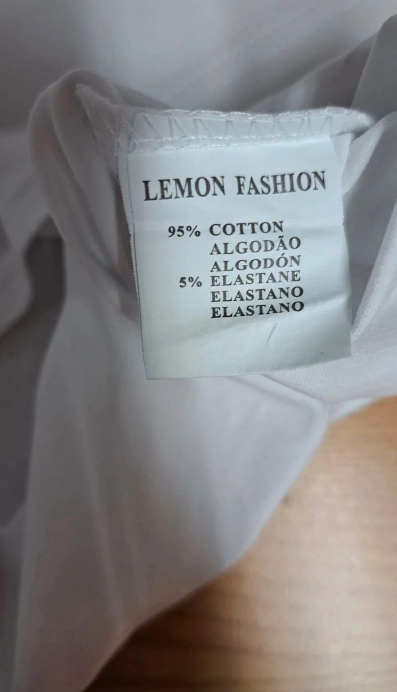 Witte T-shirt Lemon Fashion. – photo 6